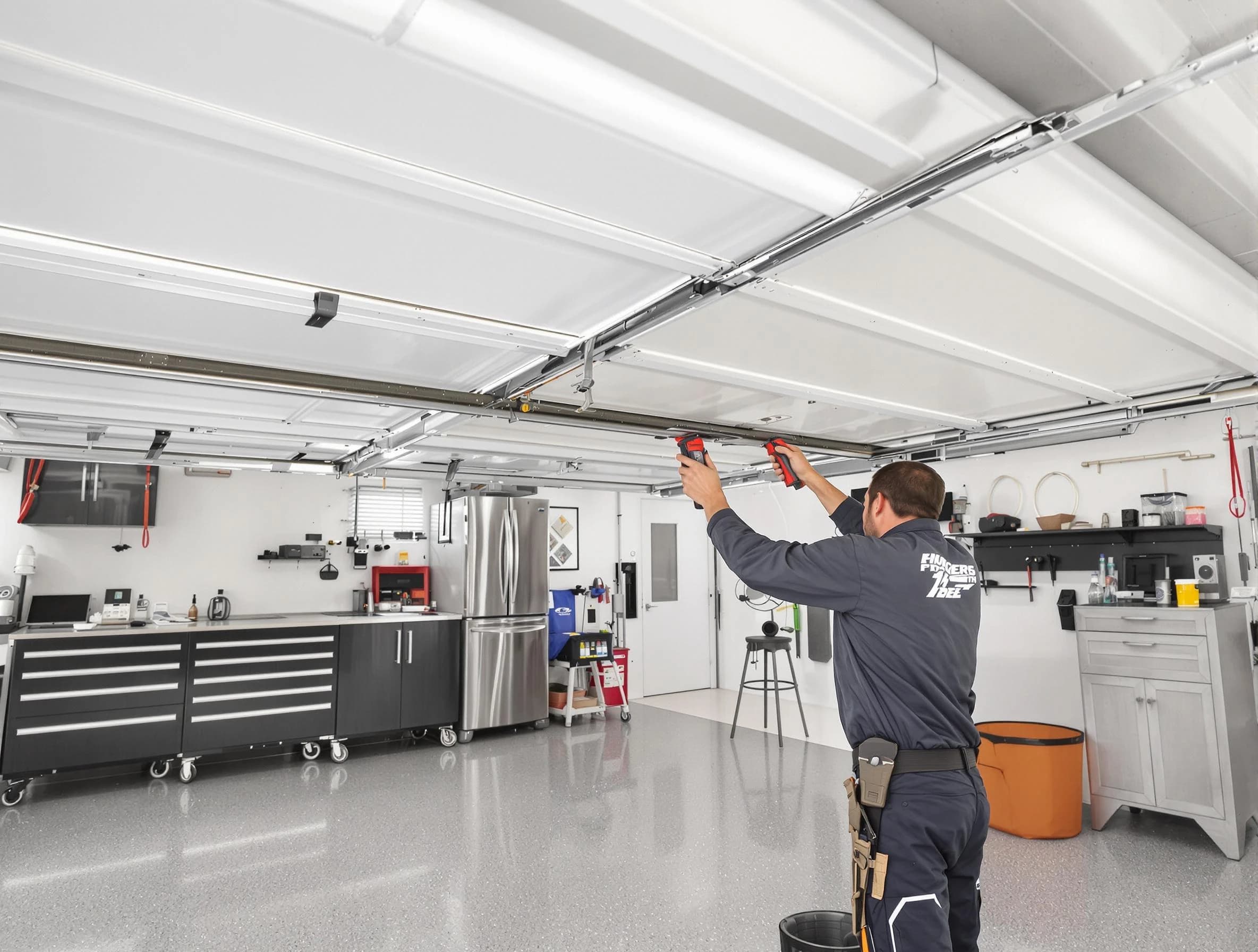 Overhead garage door repair service by Attleboro Garage Door Repair in Attleboro