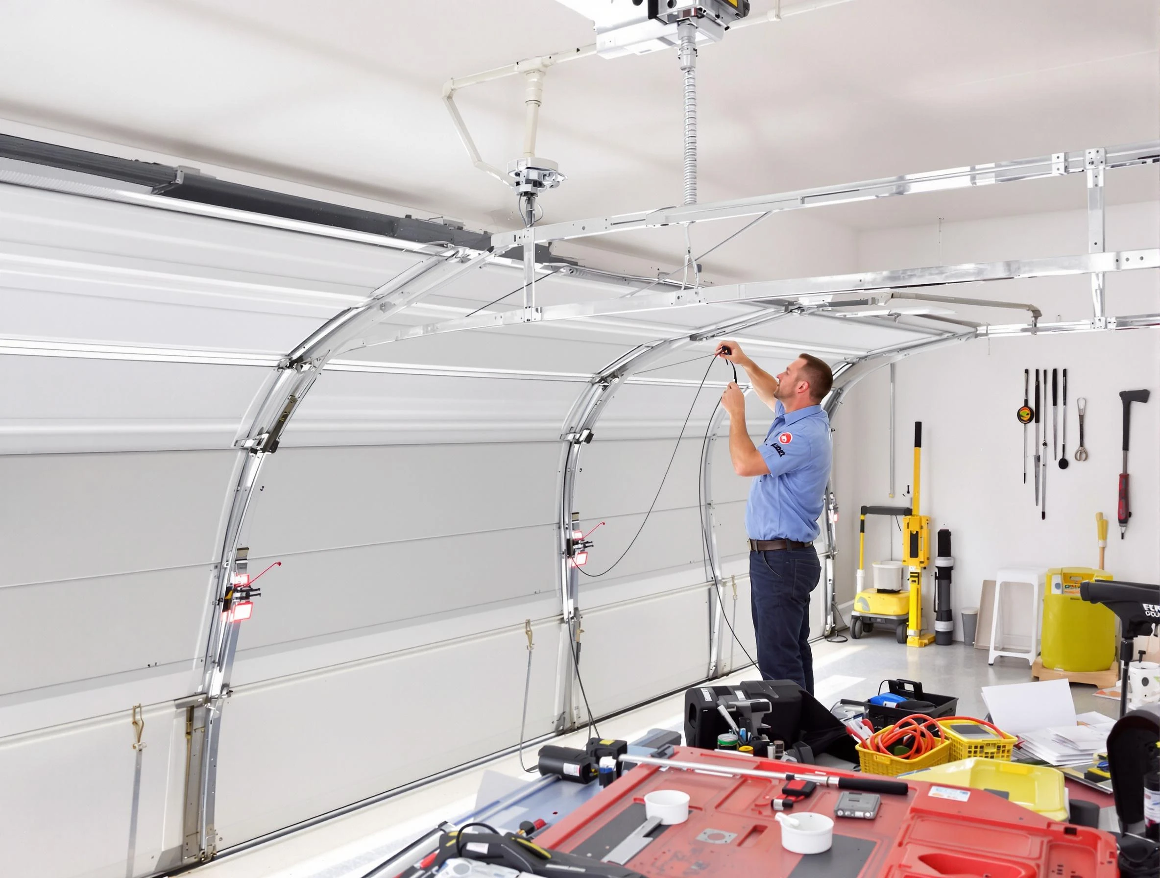 Garage door cable repair service by Attleboro Garage Door Repair in Attleboro